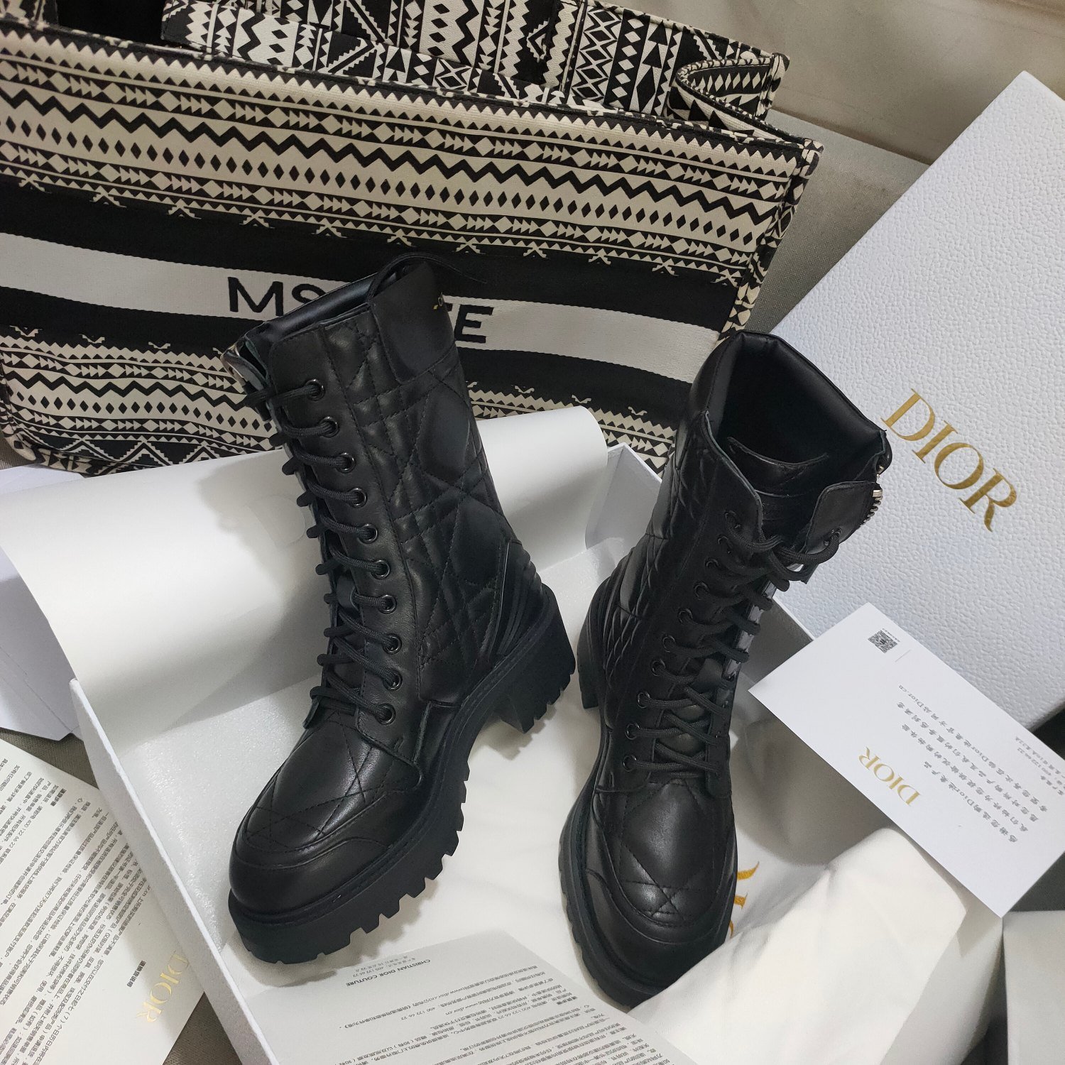 Christian Dior Women’s D-Leader Ankle Boot Black For Women CD KCI733CQC_S900