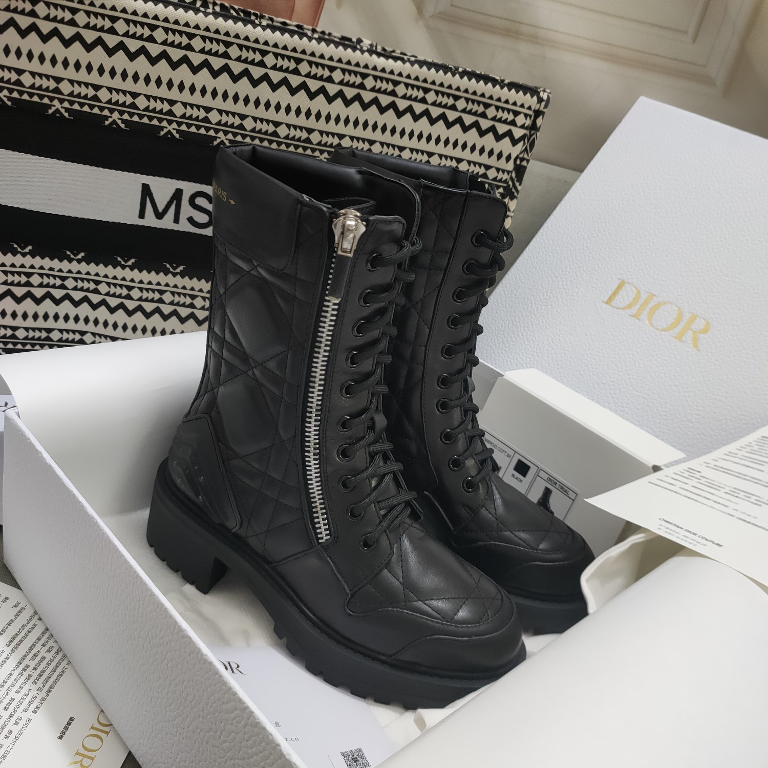 Christian Dior Women’s D-Leader Ankle Boot Black For Women CD KCI733CQC_S900