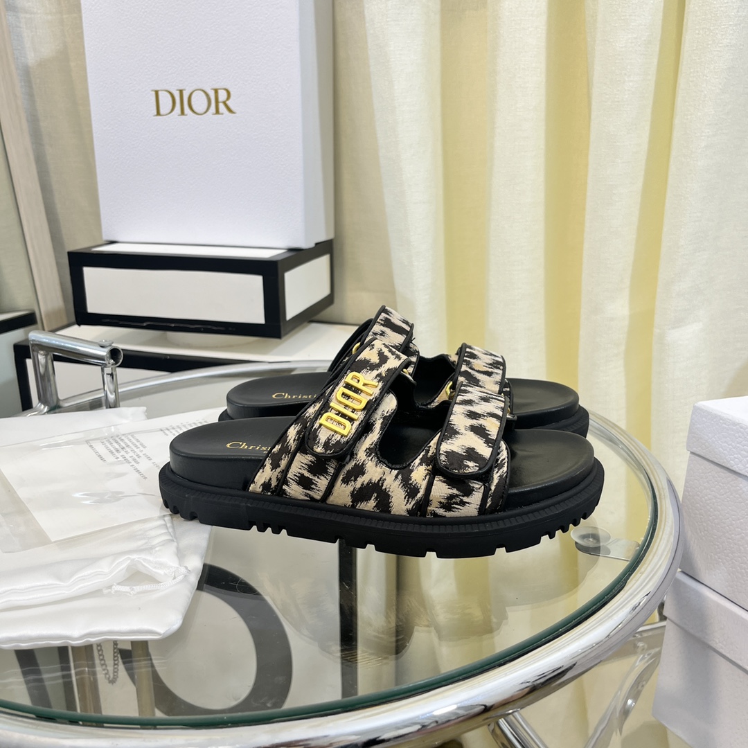 Christian Dior Women’s DiorAct Slide Beige Multicolor For Women CD KCQ719LNY_S29X