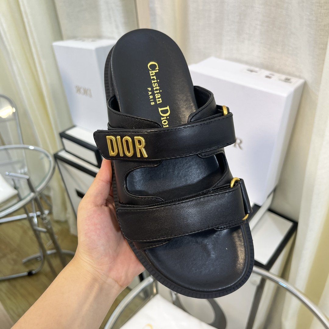 Christian Dior Women’s DiorAct Slide Black For Women CD KCQ718LAB_S900