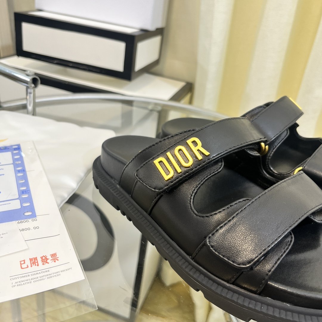 Christian Dior Women’s DiorAct Slide Black For Women CD KCQ718LAB_S900