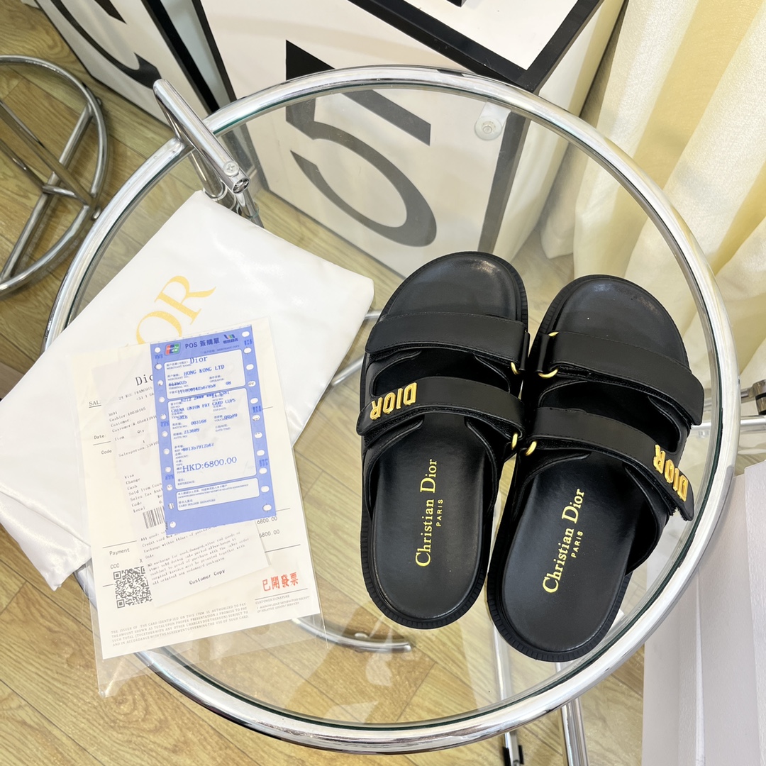 Christian Dior Women’s DiorAct Slide Black For Women CD KCQ718LAB_S900