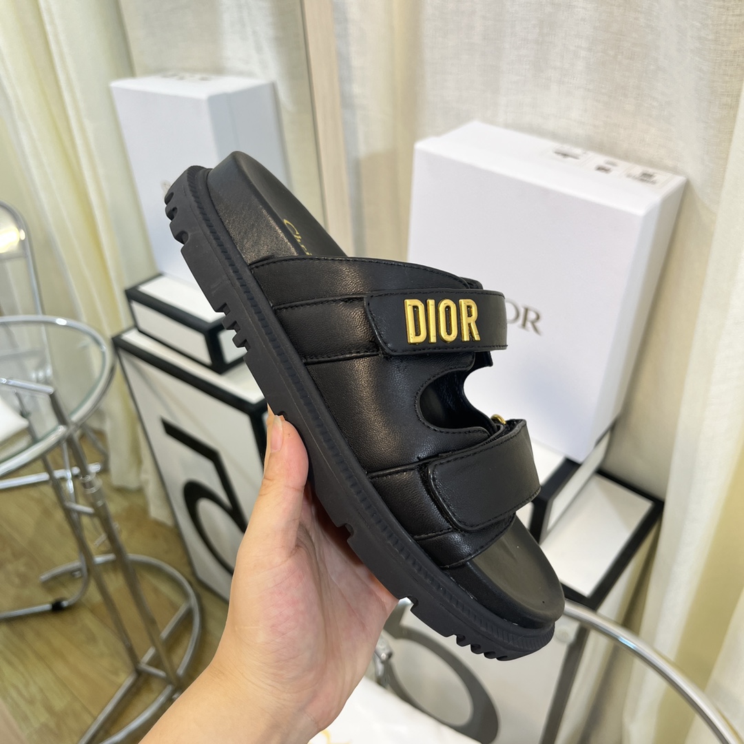 Christian Dior Women’s DiorAct Slide Black For Women CD KCQ718LAB_S900