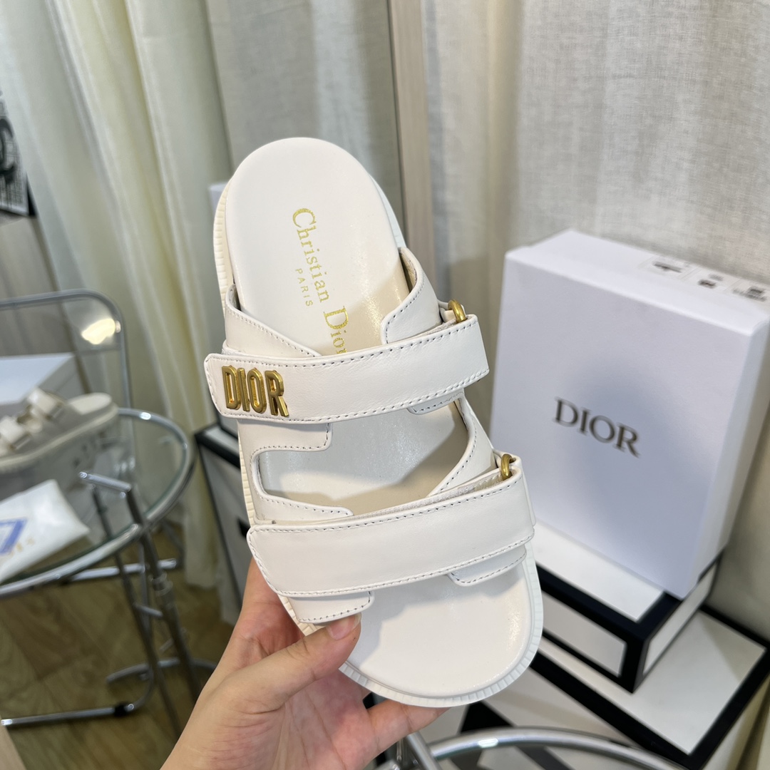 Christian Dior Women’s DiorAct Slide White For Women CD KCQ718LAB_S03W