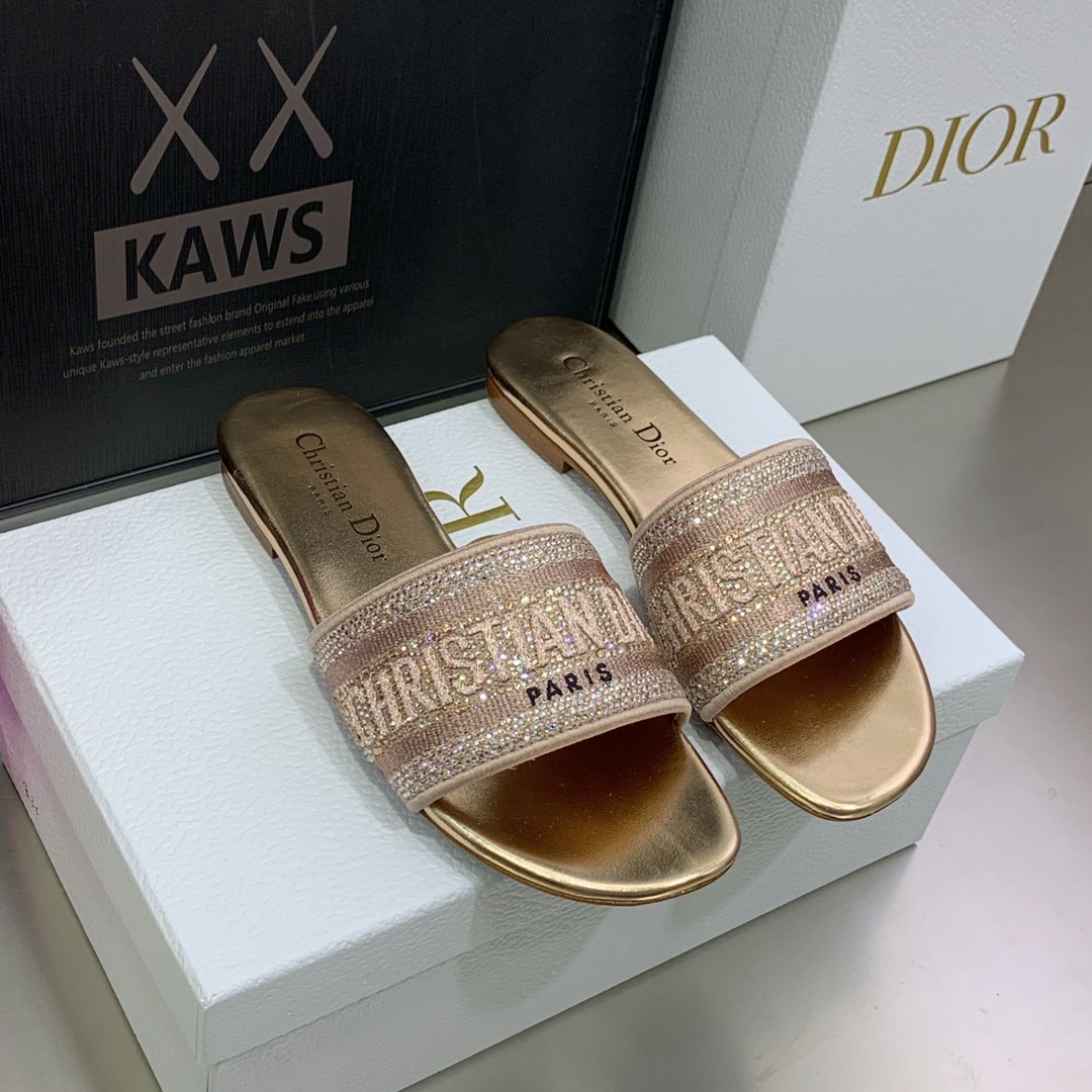 Christian Dior Women’s Dway Slide Rose For Women CD KCQ209LCS_S70K