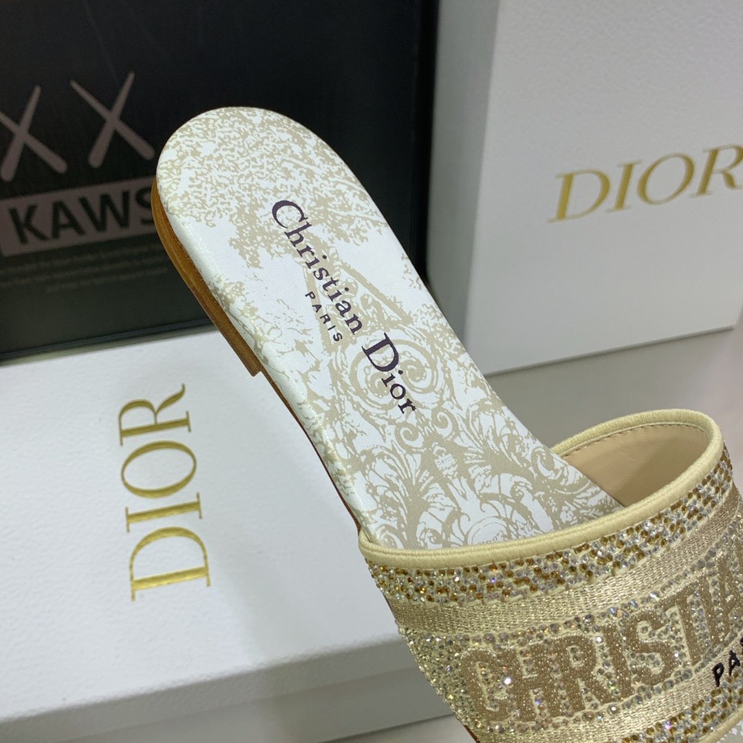 Christian Dior Women’s Dway Slide White For Women CD