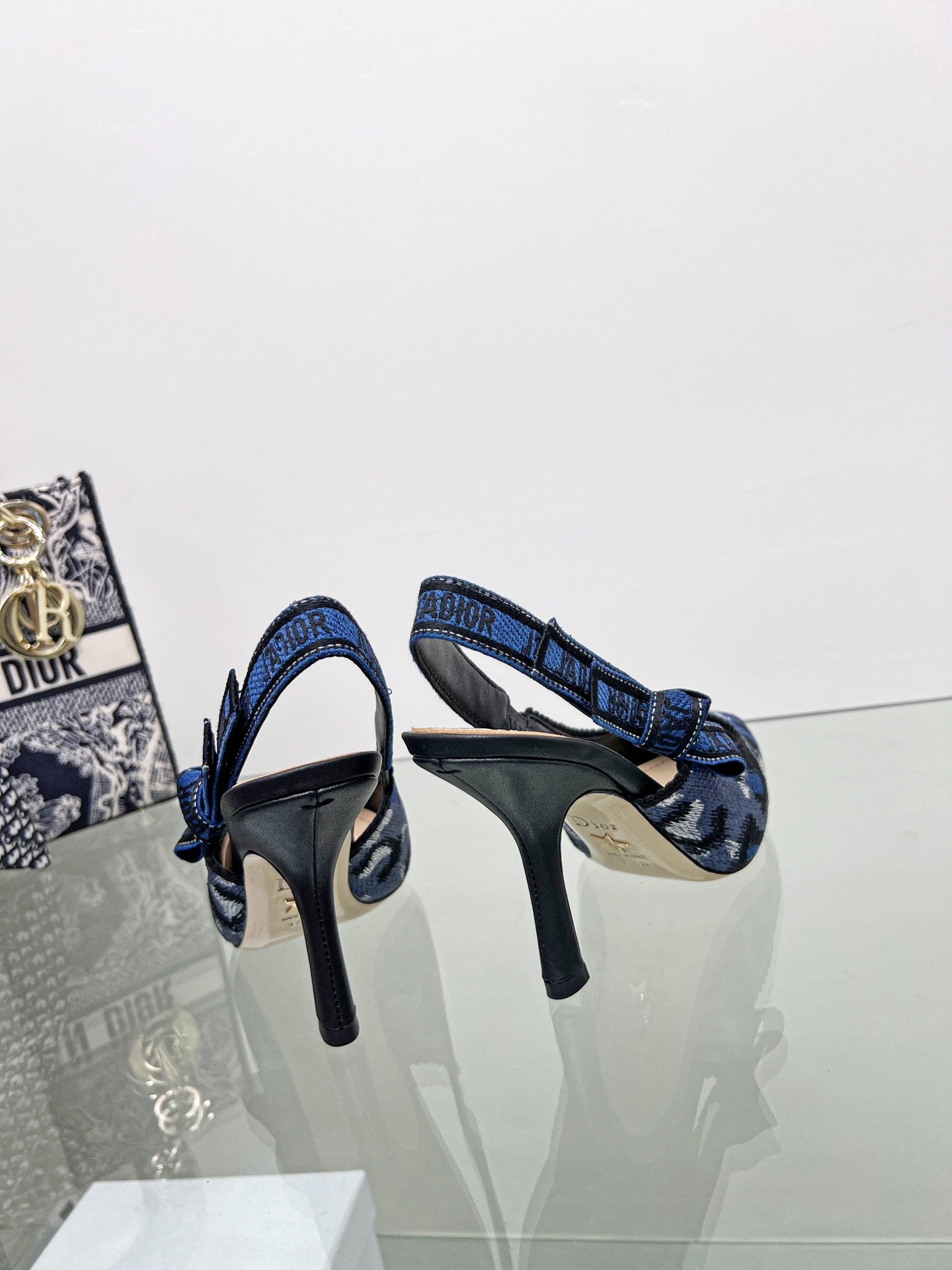 Christian Dior Women’s J’Adior Slingback Pump Blue and Black For Women CD