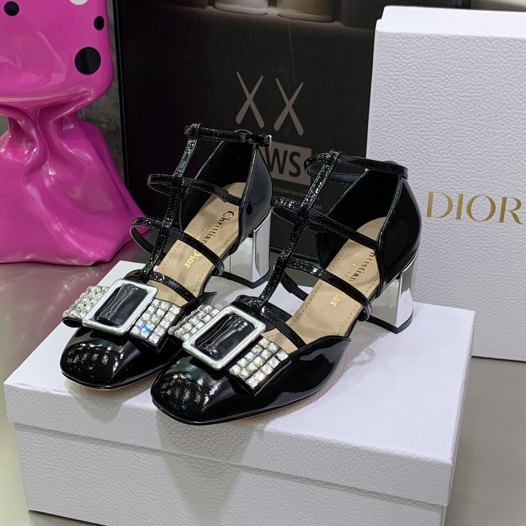 Christian Dior Women’s La Parisienne Dior Ballerina Black For Women CD 