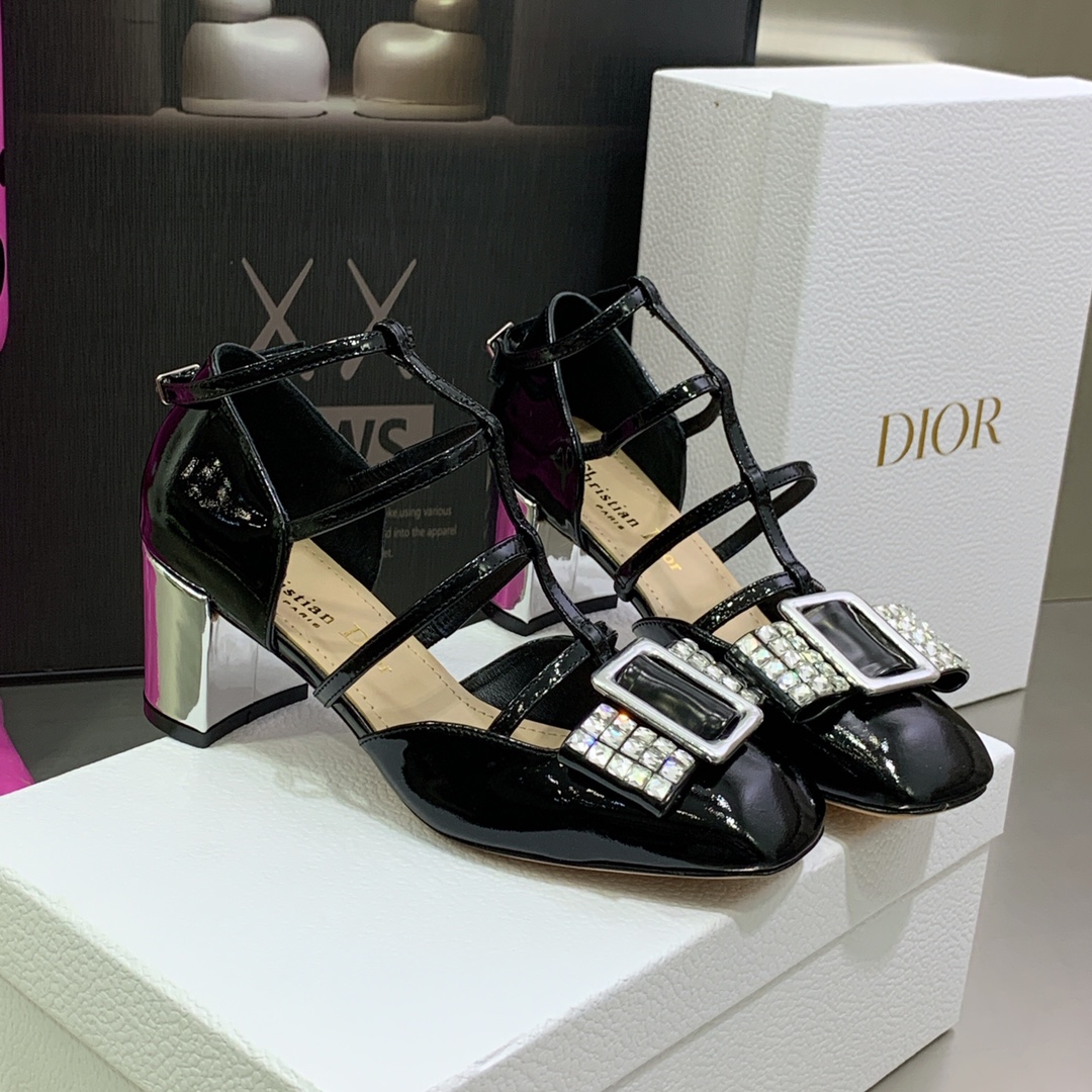 Christian Dior Women’s La Parisienne Dior Ballerina Black For Women CD 