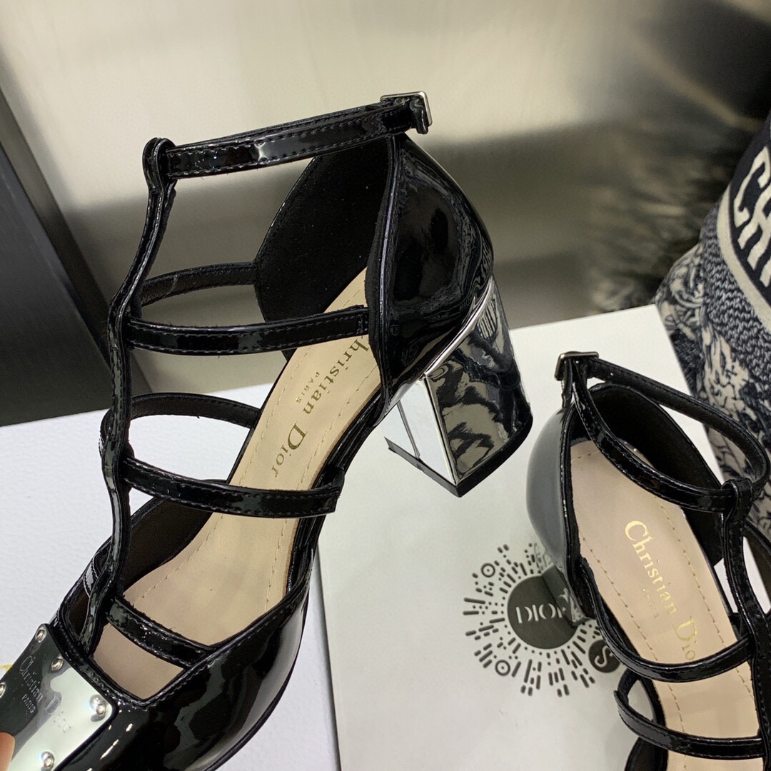 Christian Dior Women’s La Parisienne Dior Ballerina Flat Black For Women CD KDB736PMI_S19X