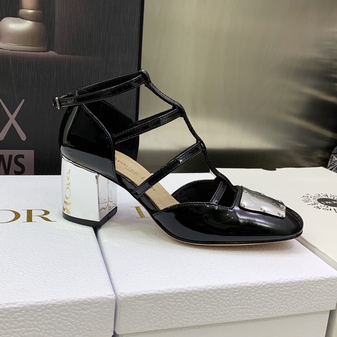 Christian Dior Women’s La Parisienne Dior Ballerina Flat Black For Women CD KDB736PMI_S19X