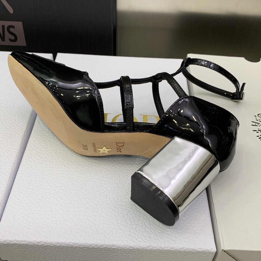 Christian Dior Women’s La Parisienne Dior Ballerina Flat Black For Women CD KDB736PMI_S19X