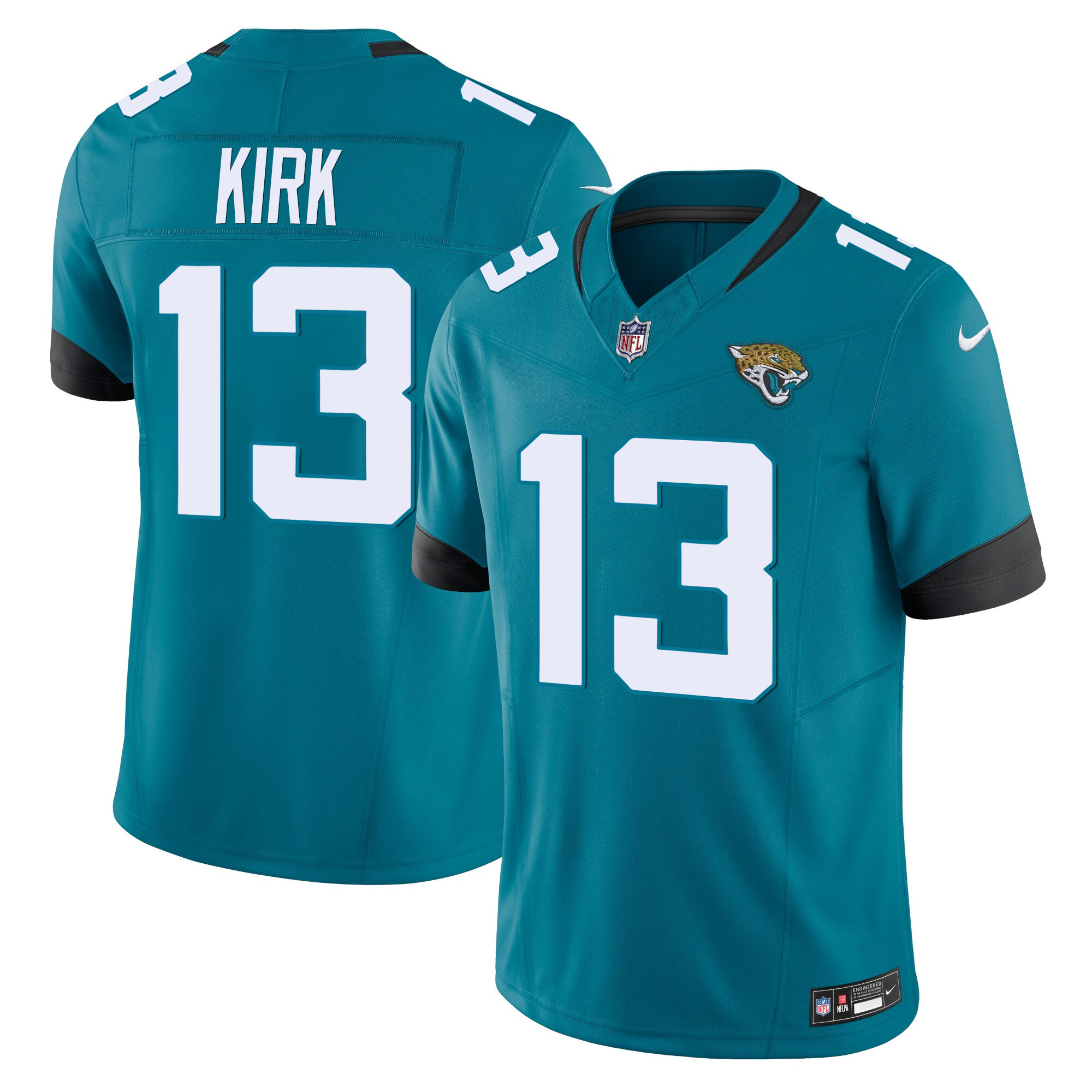Christian Kirk Men's Jacksonville Jaguars Vapor Limited Teal Jersey - All Stitched