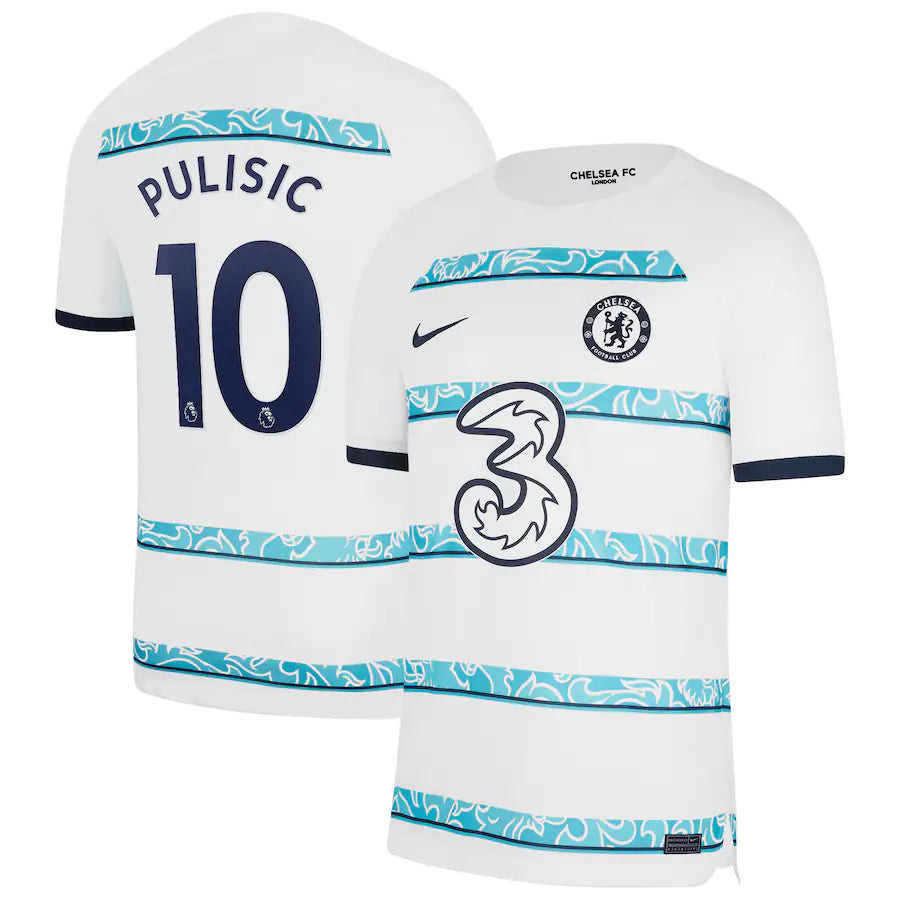 Christian Pulisic 10 Chelsea 2022/23 Away Soccer Jersey – Men White