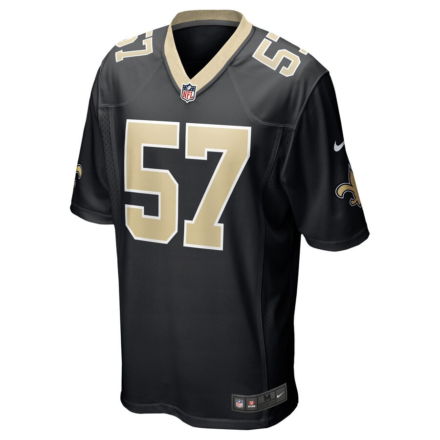 Christian Ringo New Orleans Saints Stitched Jersey – Black
