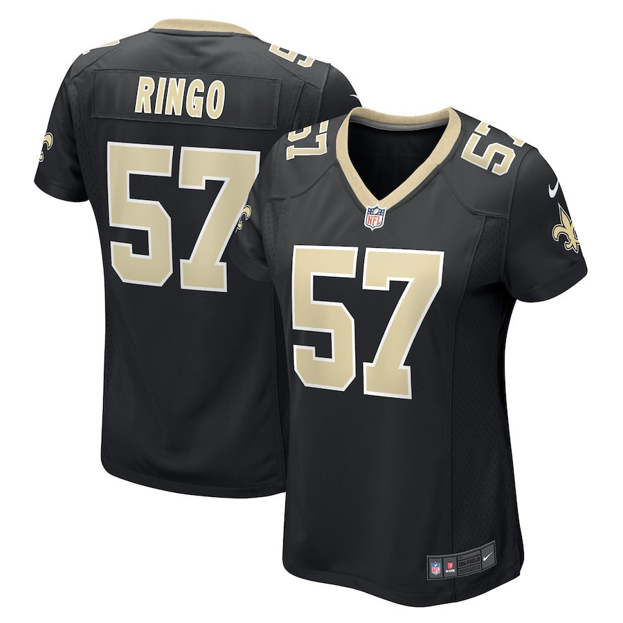 Christian Ringo New Orleans Saints Women’s Stitched Jersey – Black