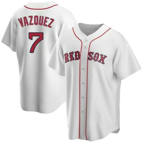 Christian Vazquez Boston Red Sox White Ver2 All Over Print Baseball Jersey For Fans