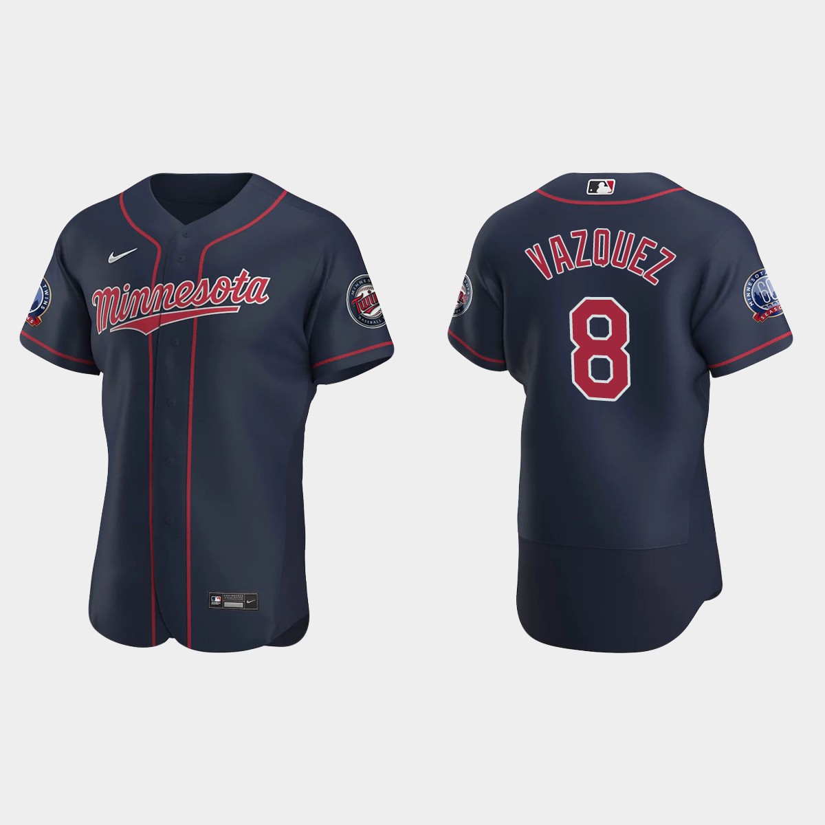 Christian Vazquez Minnesota Twins Alternate Jersey - Navy