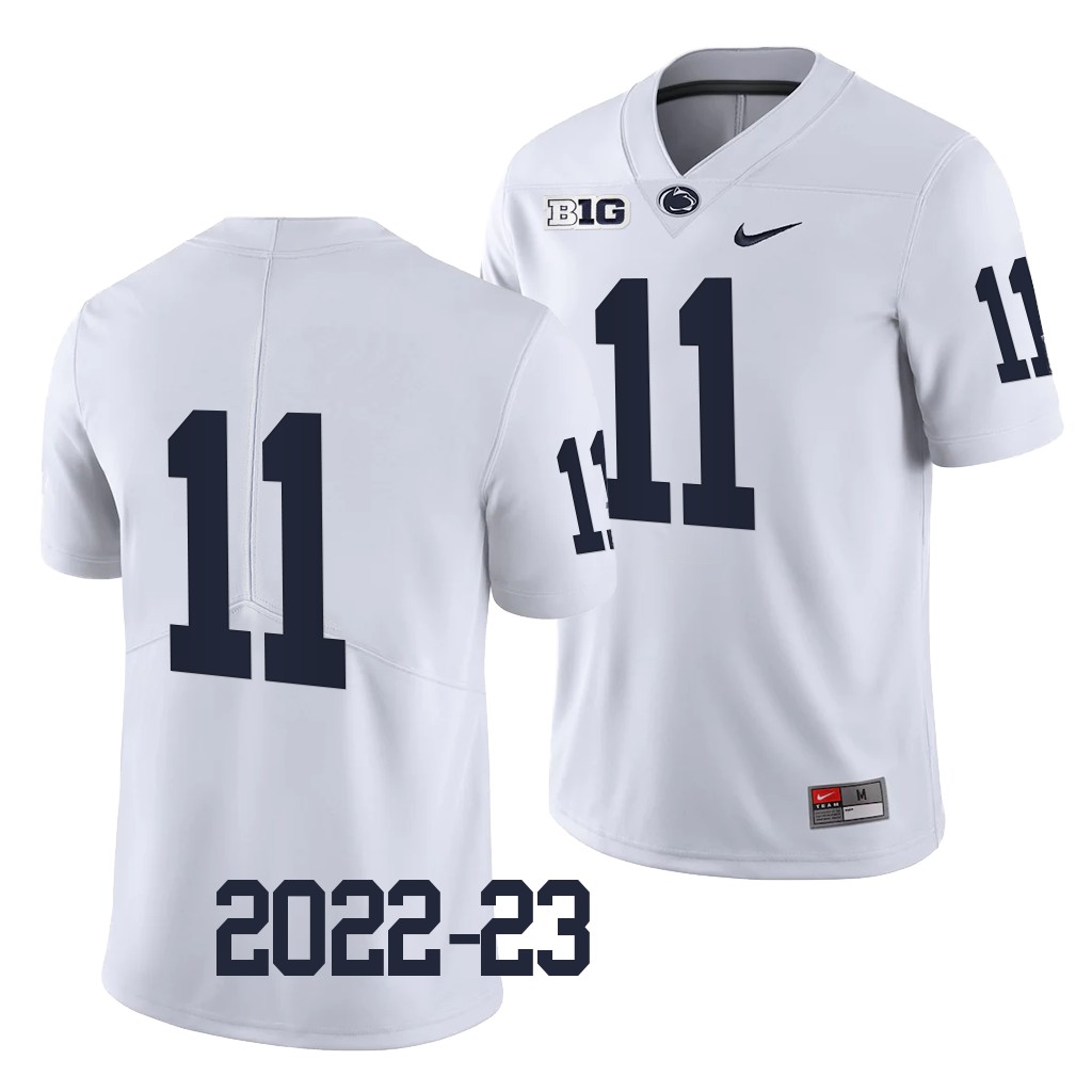 Christian Veilleux Penn State Nittany Lions #11 White Jersey 2022-23 College Men's Limited Uniform