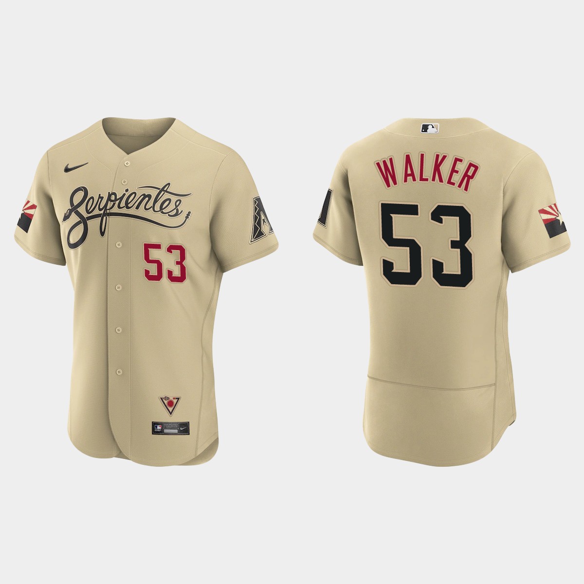 Christian Walker Arizona Diamondbacks 2021 City Connect Jersey - Gold