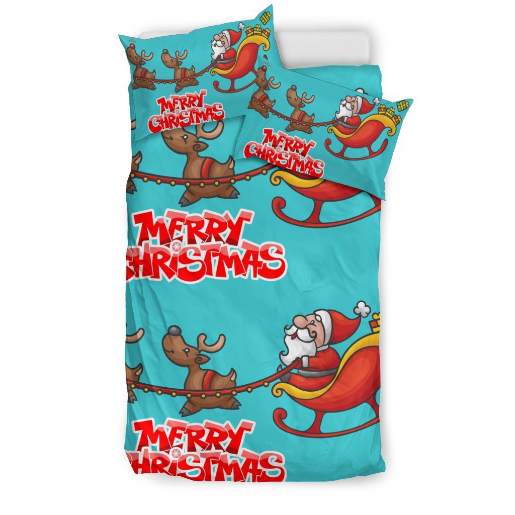 Christmas 3D Customized Duvet Cover Bedding Set