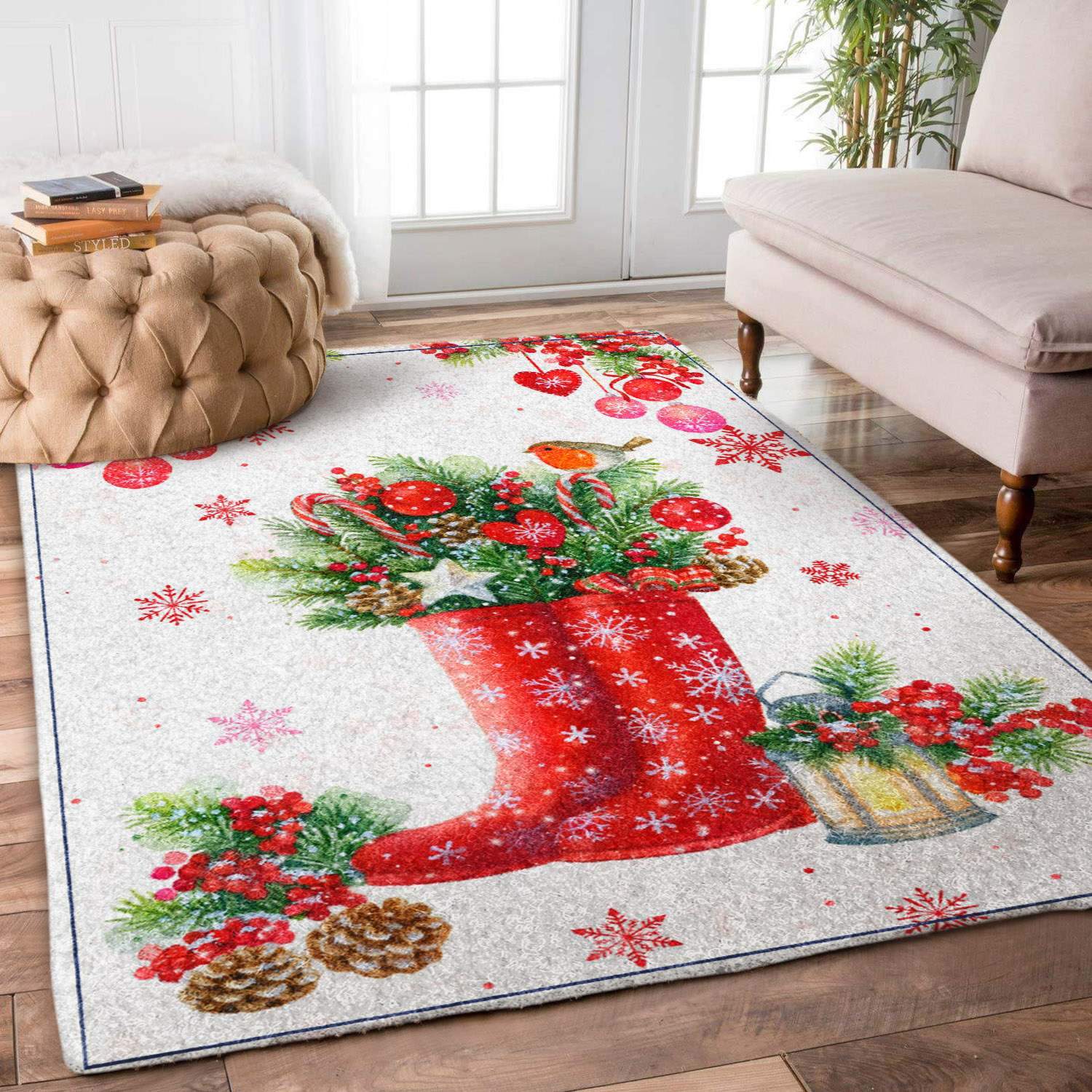 Christmas Boot Limited Edition Rectangle Rug