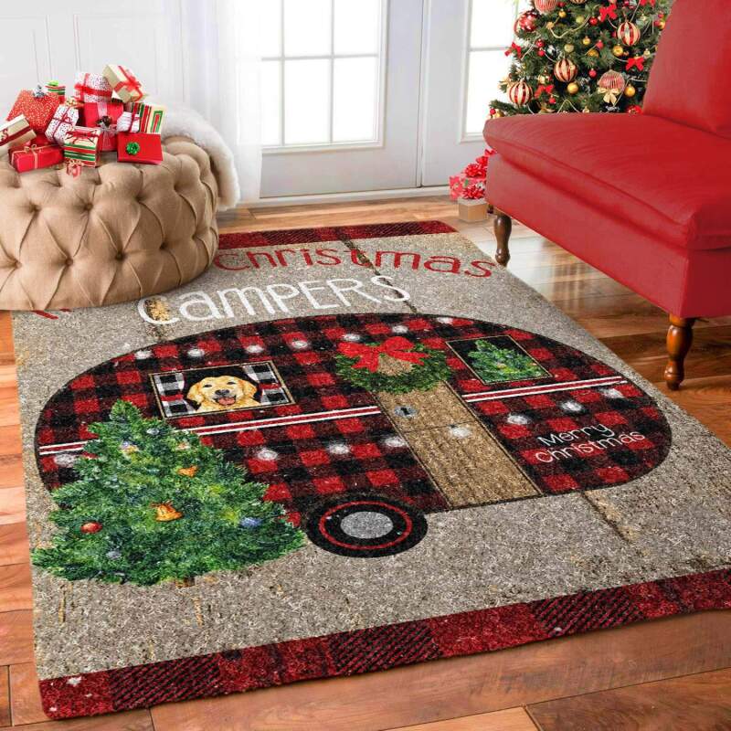 Christmas Campers Limited Edition Rectangle Rug