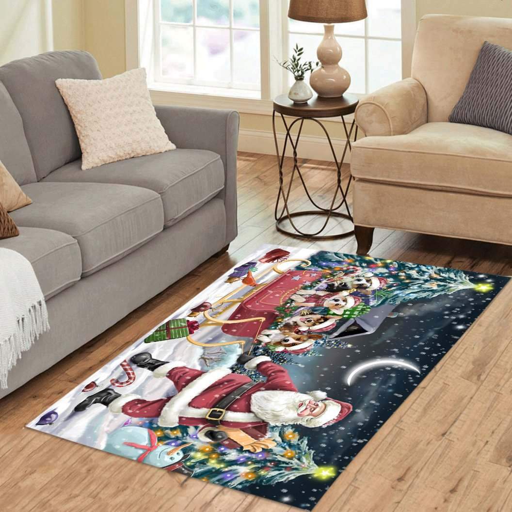Christmas Corgi Limited Edition Rectangle Rug