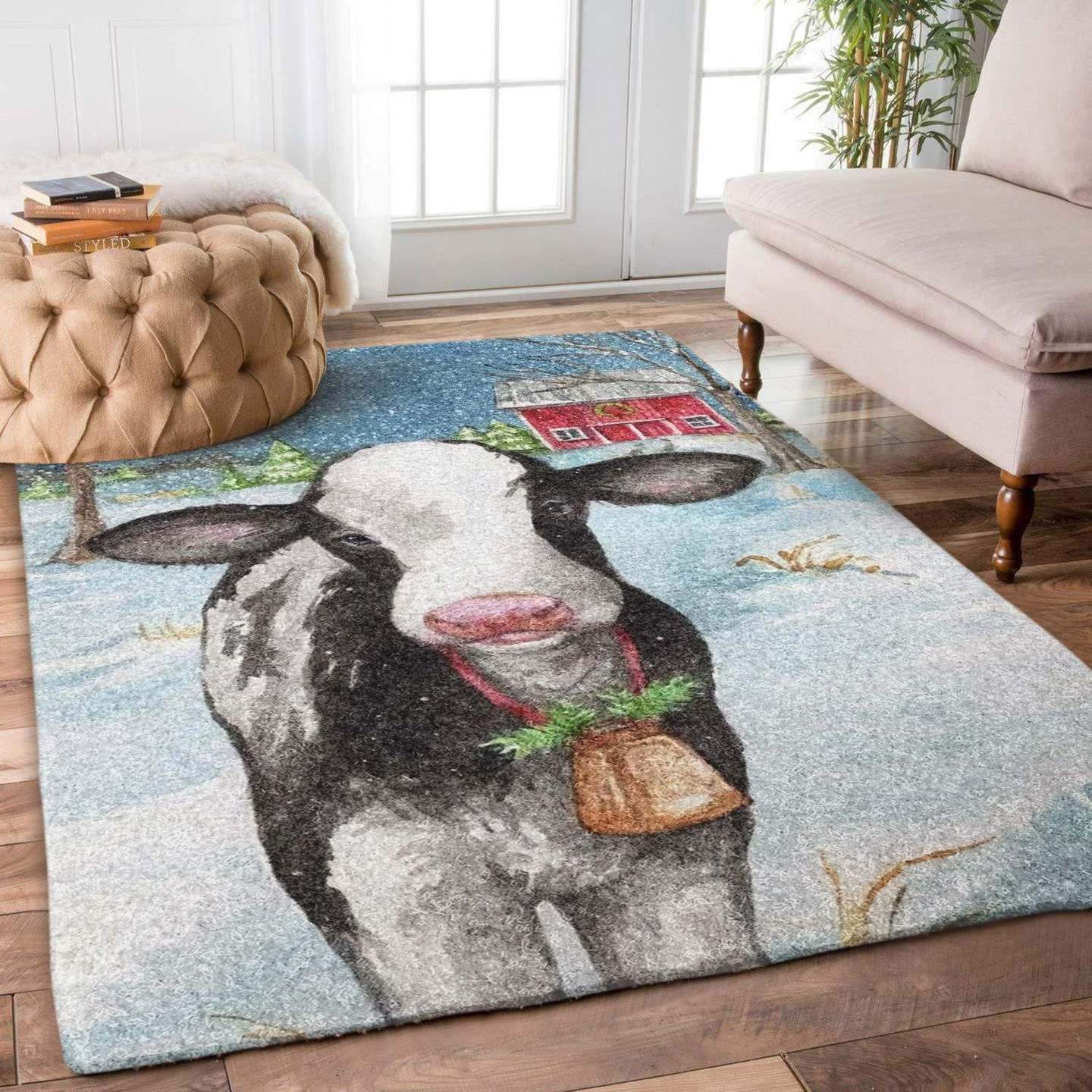 Christmas Cow Limited Edition Rectangle Rug