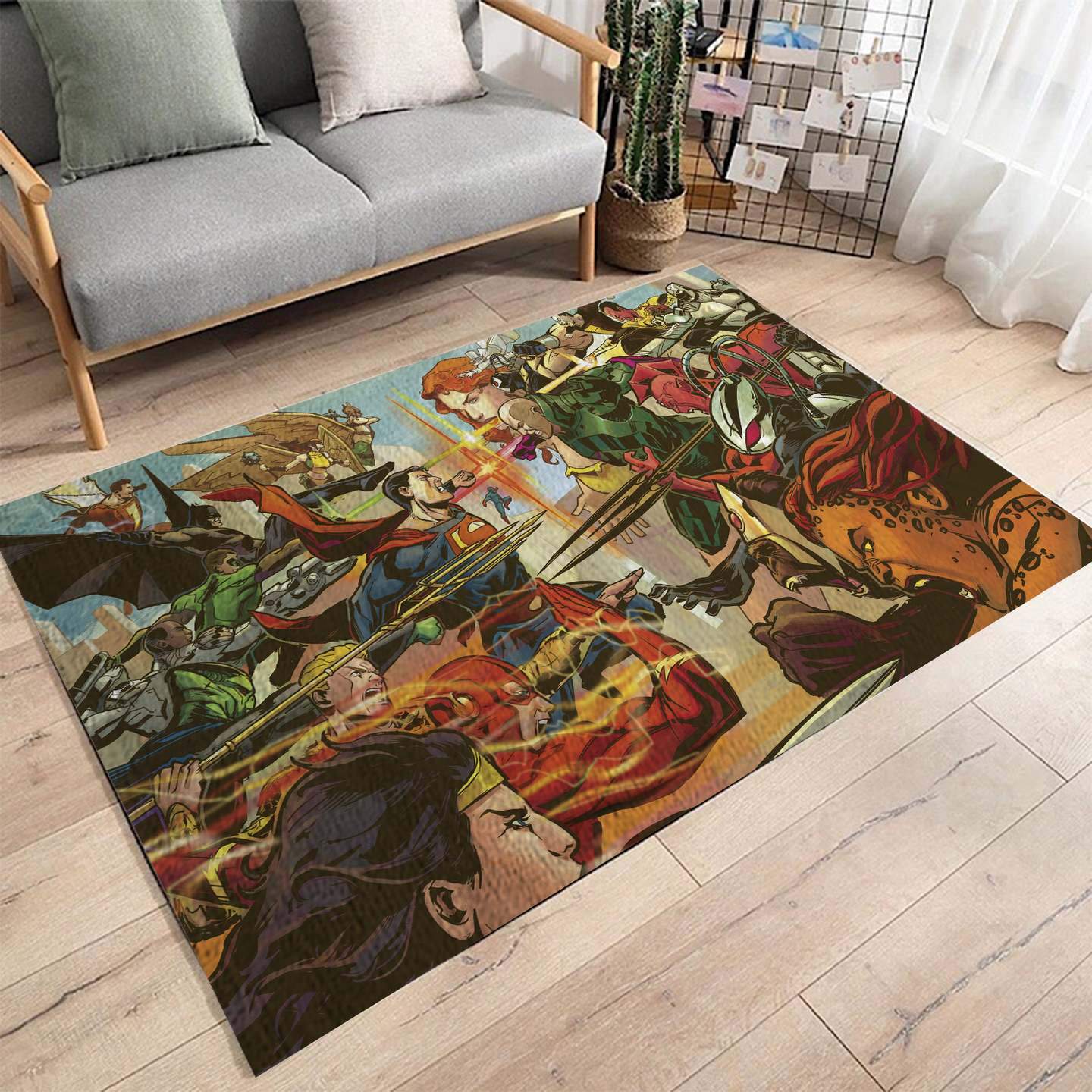 Christmas Gift Comic Book Area Limited Edition Rectangle Rug