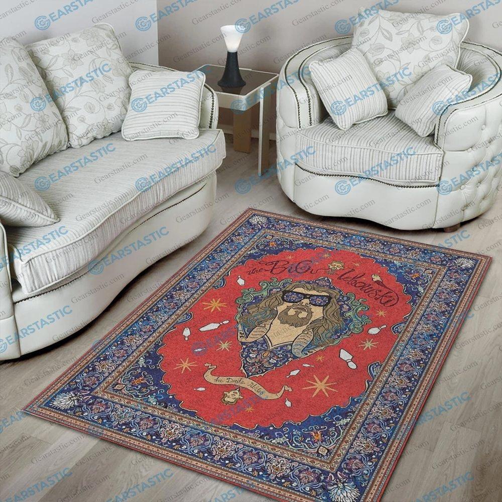 Christmas Gift Dude Abides Area Limited Edition Rectangle Rug