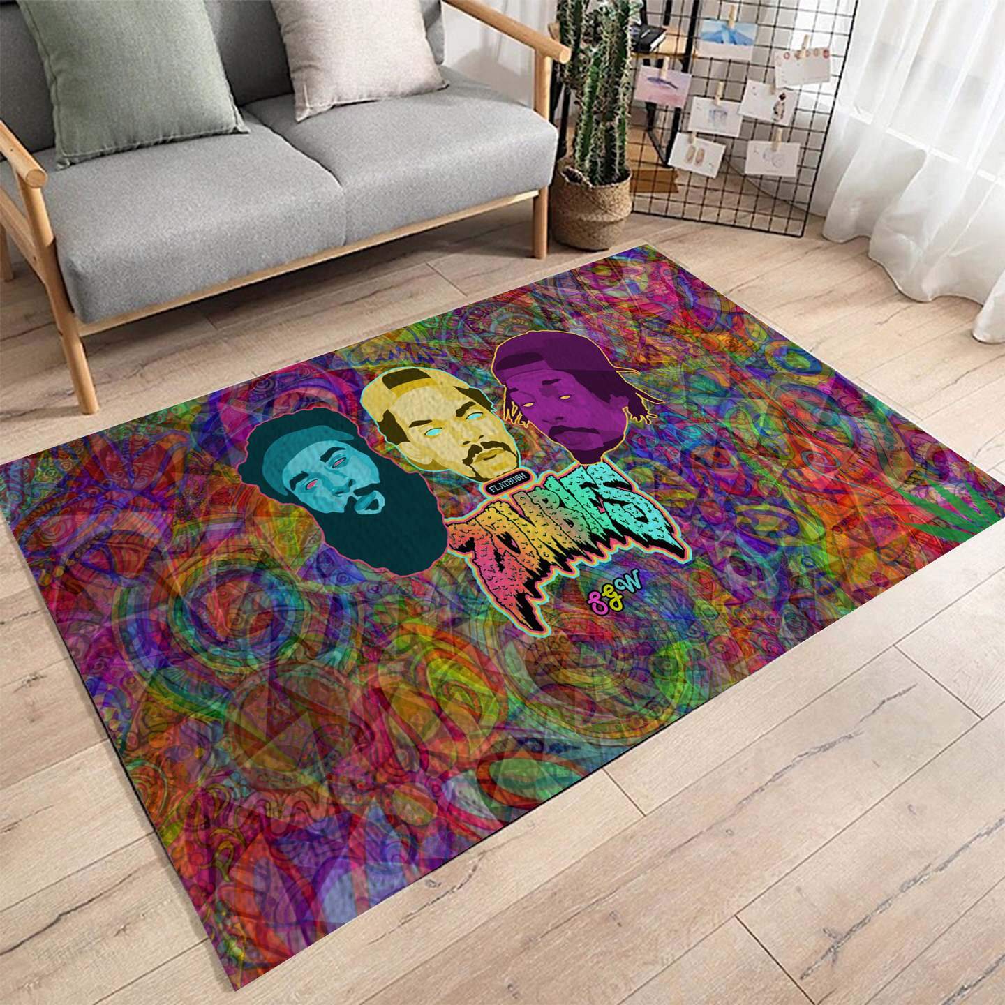 Christmas Gift Flatbush Zombies Area Limited Edition Rectangle Rug