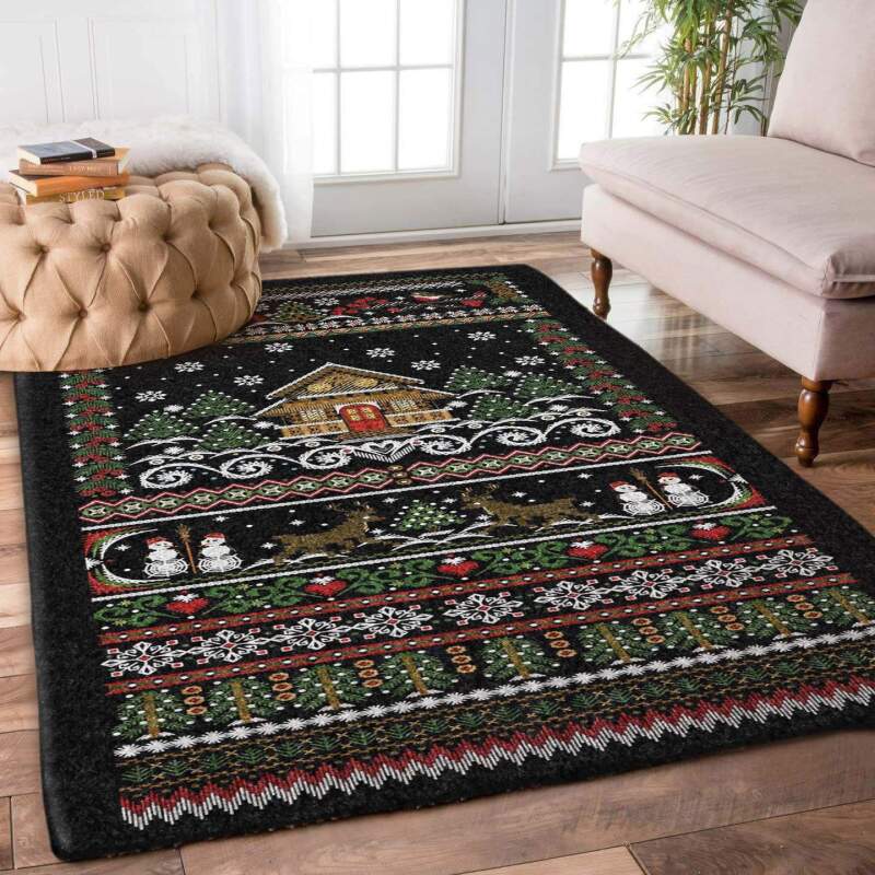 Christmas Knitted Limited Edition Rectangle Rug
