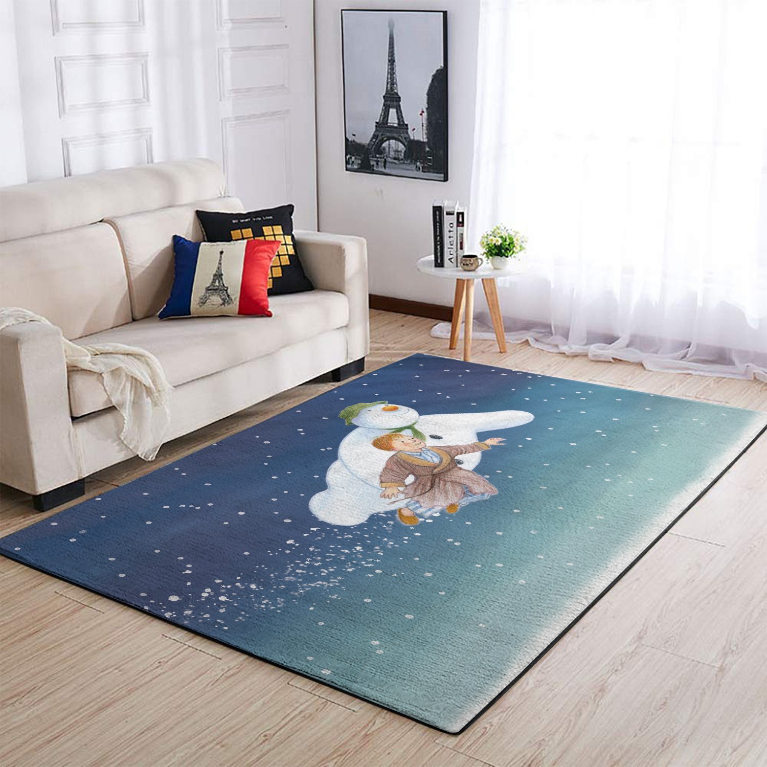 Christmas The Snowman Area Limited Edition Rectangle Rug