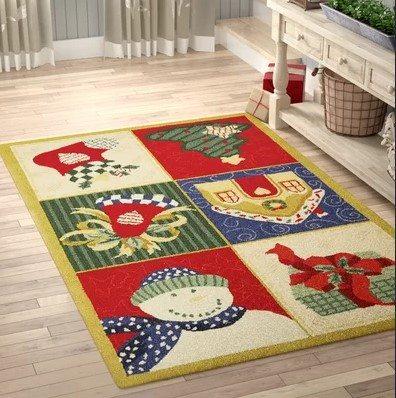 Christmas Theme Limited Edition Rectangle Rug