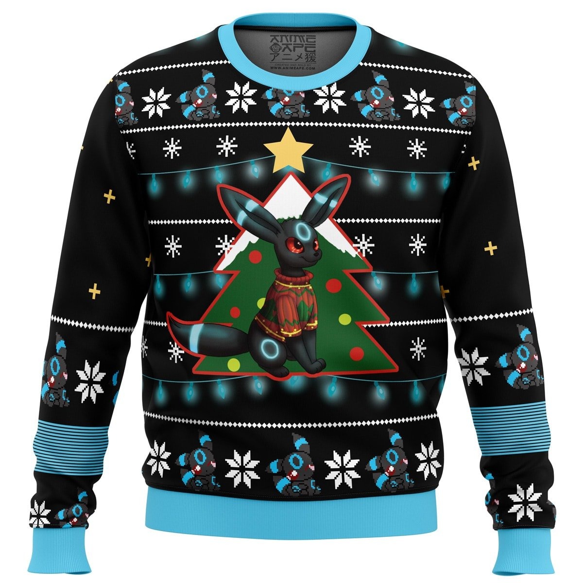 Christmas Tree Umbreon Pokemon Christmas Sweater