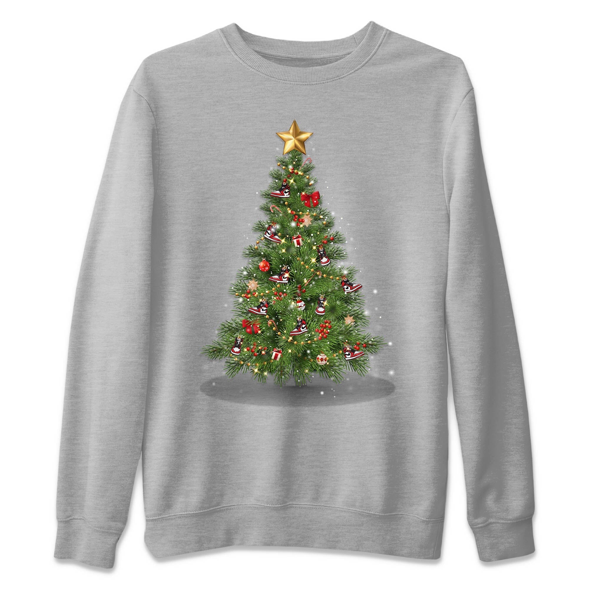 Christmas Tree Unisex Sweater – Air Jordan 1 lost & found, Sneakers Matching Sweater