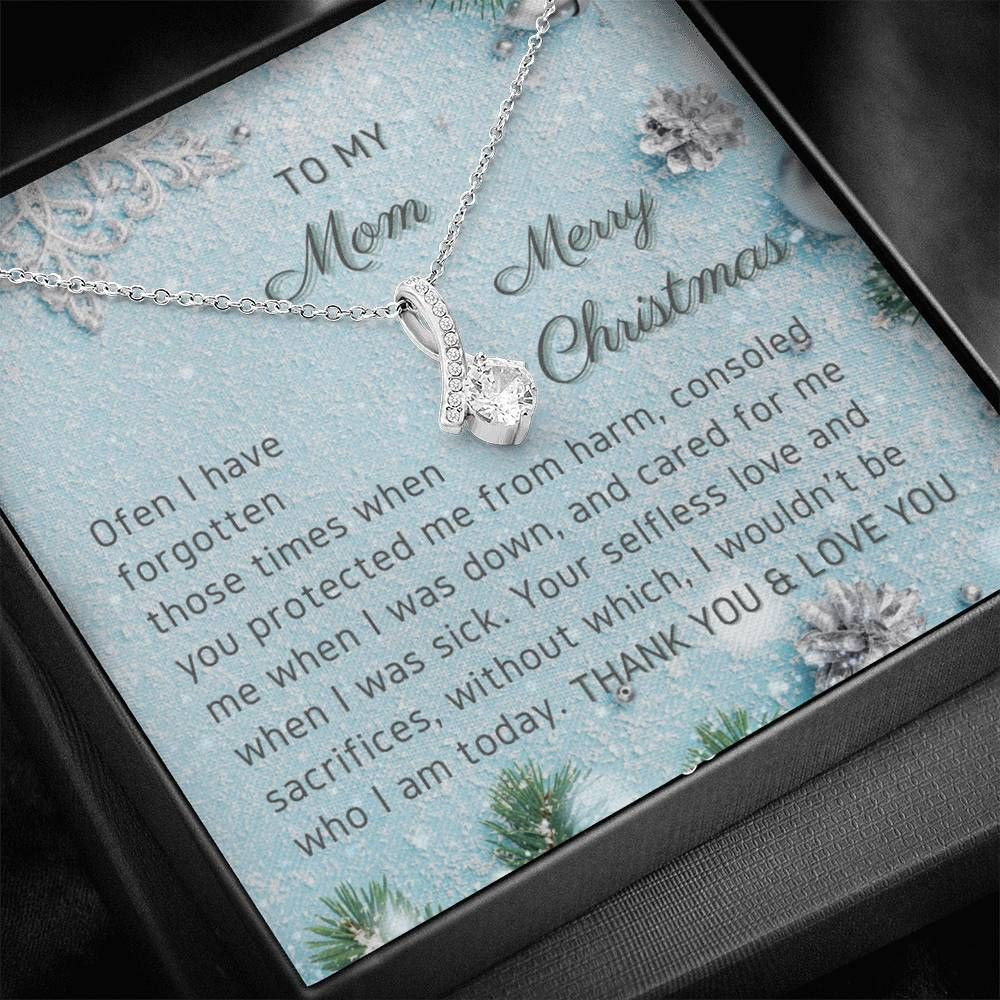 Christmas When I Was Down Alluring Beauty Necklace To Mommy