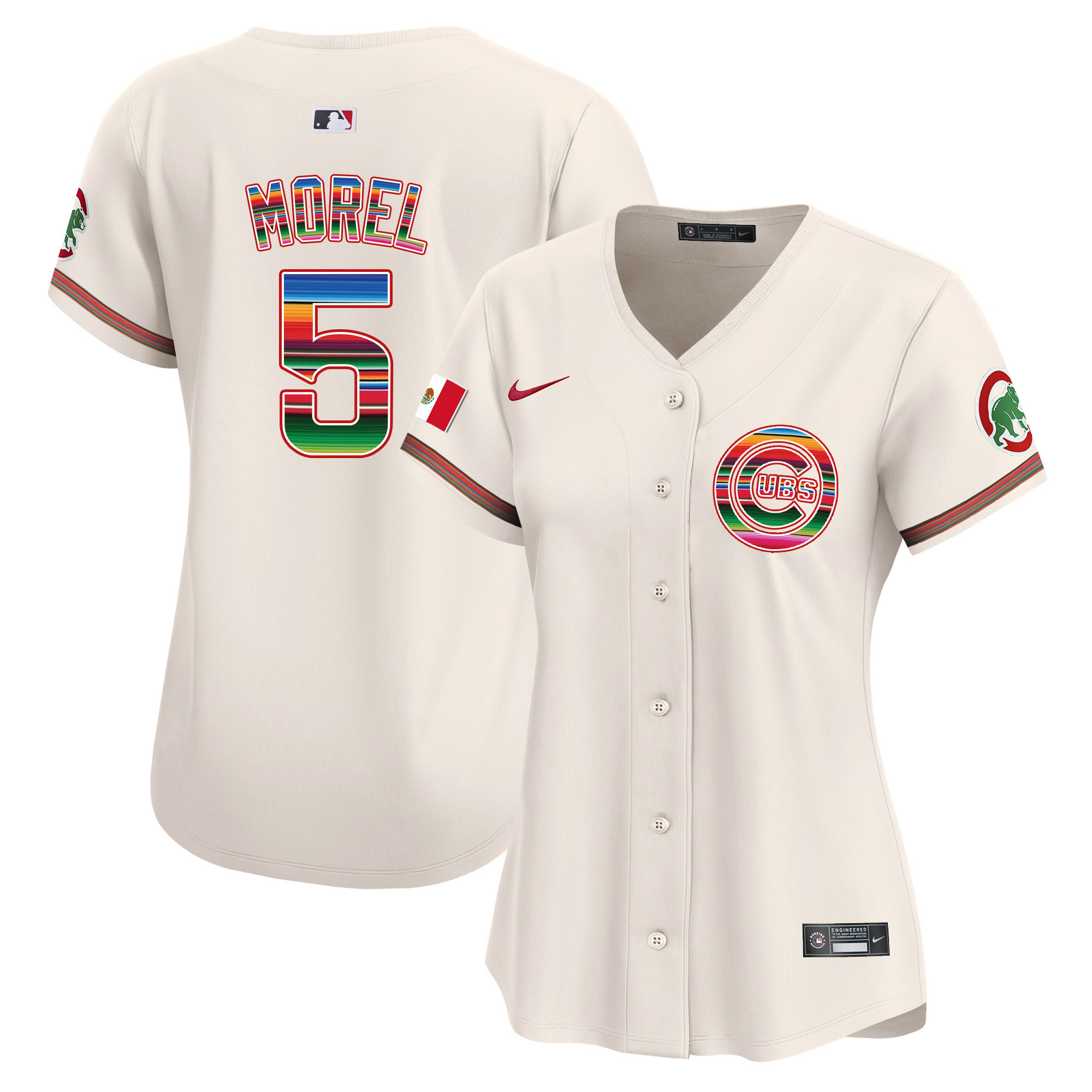 Christopher Morel Women's Chicago Cubs Mexico Vapor Premier Limited Cream Jersey - All Stitched