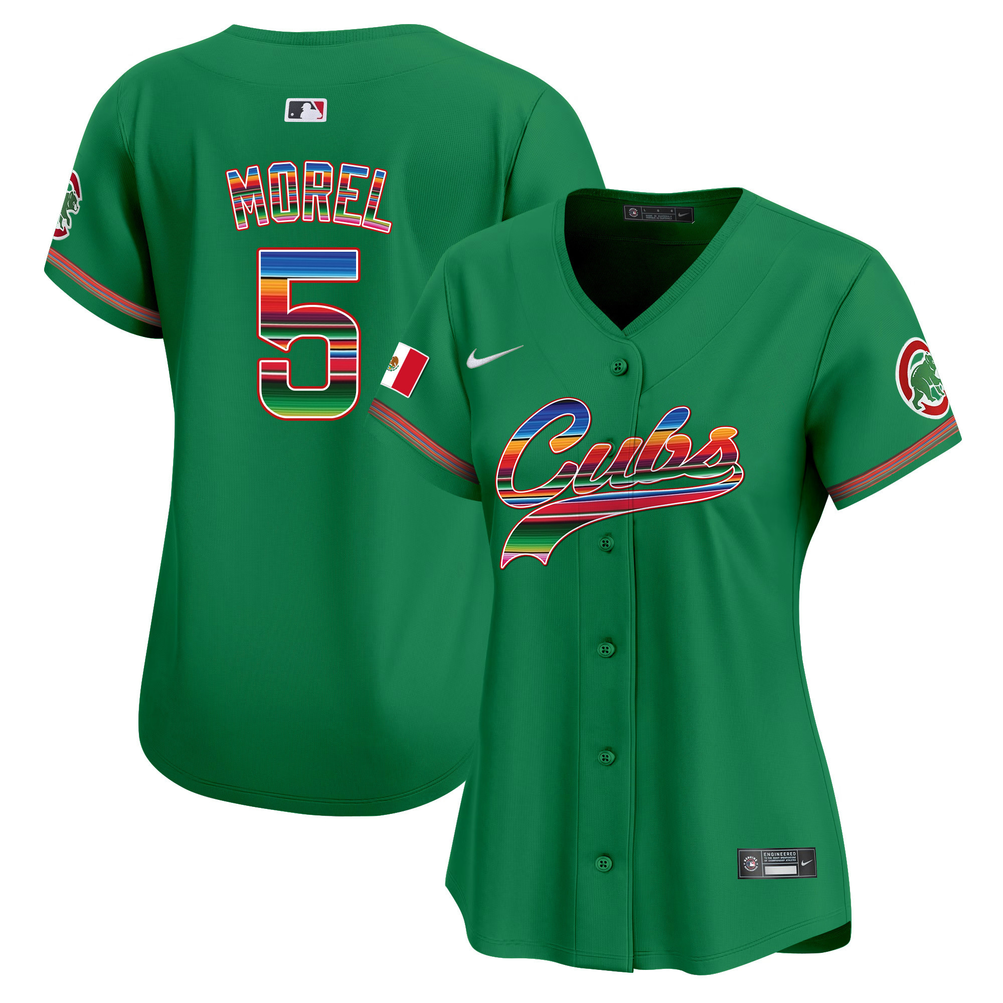 Christopher Morel Women's Chicago Cubs Mexico Vapor Premier Limited V2 Green Jersey - All Stitched