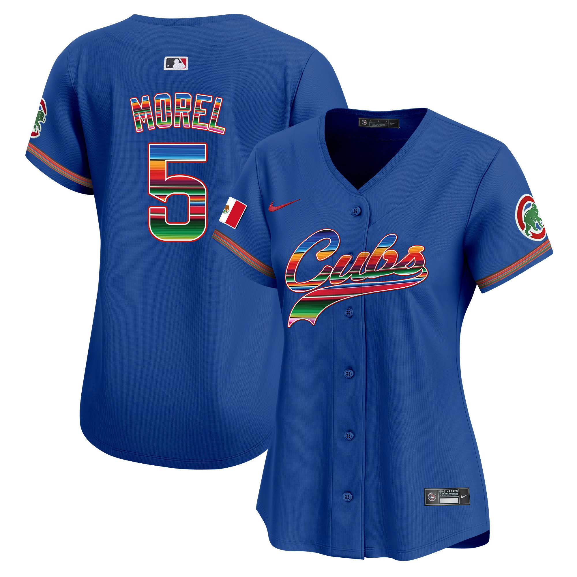 Christopher Morel Women's Chicago Cubs Mexico Vapor Premier Limited V2 Royal Jersey - All Stitched