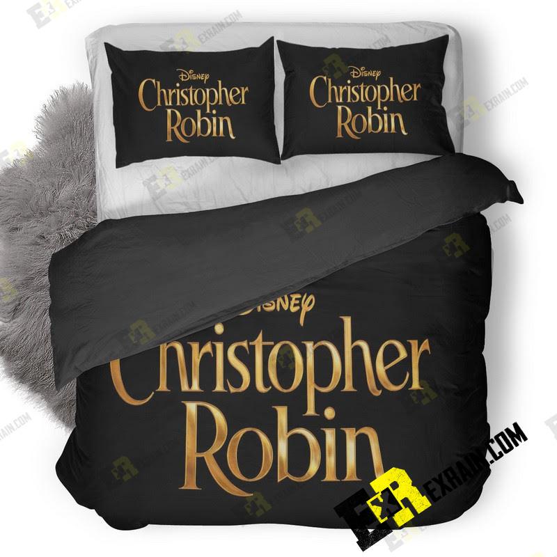 Christopher Robin Movie 8K Logo 3D Customized Duvet Cover Bedding Set