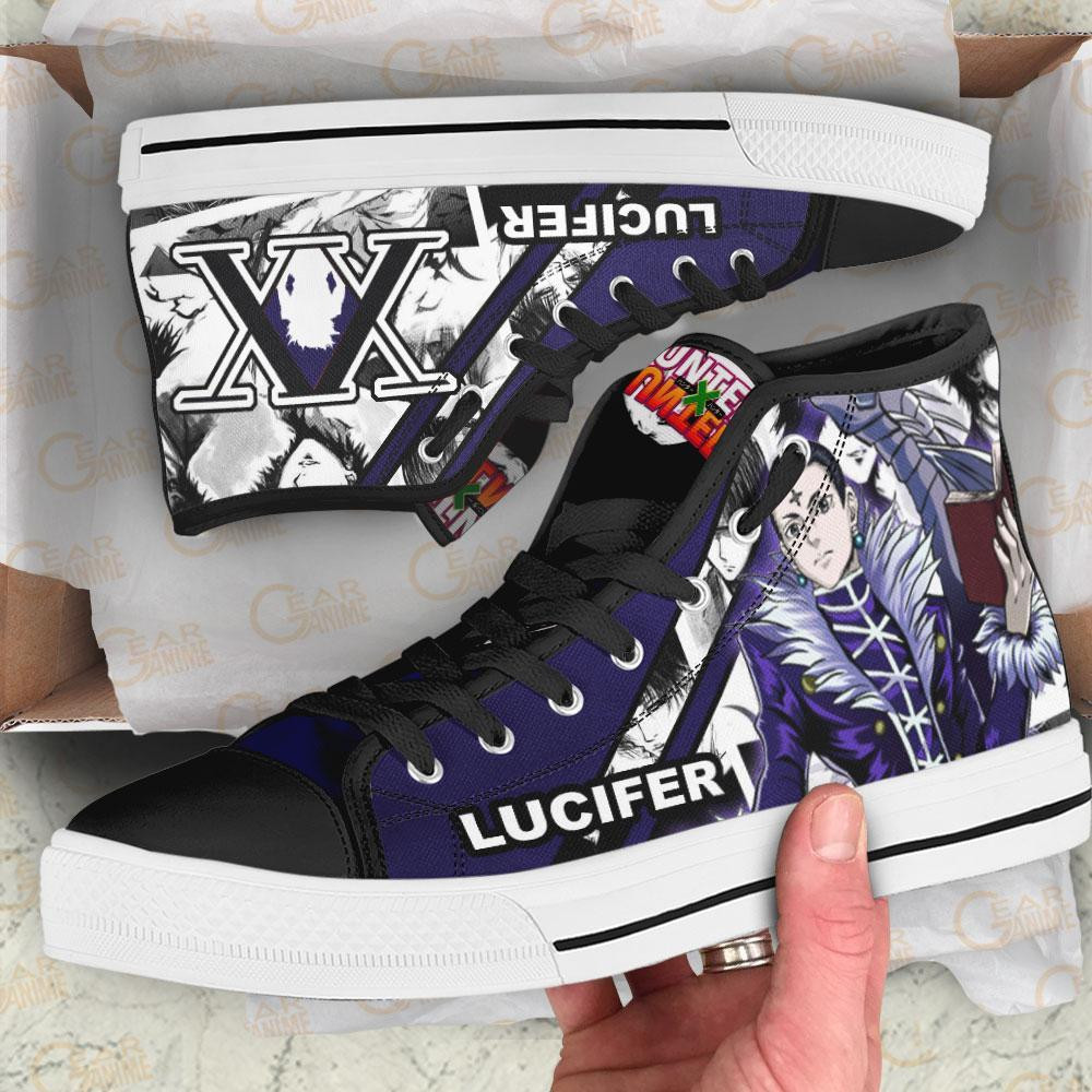 Chrollo Lucilfer High Top Shoes Custom Manga Anime Hunter X Hunter Sneakers