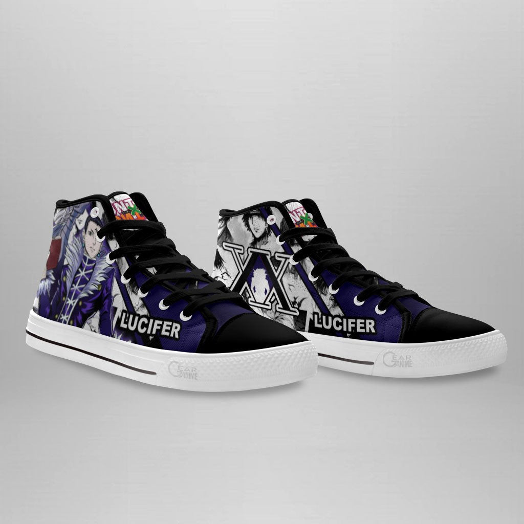 Chrollo Lucilfer High Top Shoes Custom Manga Anime Hunter X Hunter Sneakers
