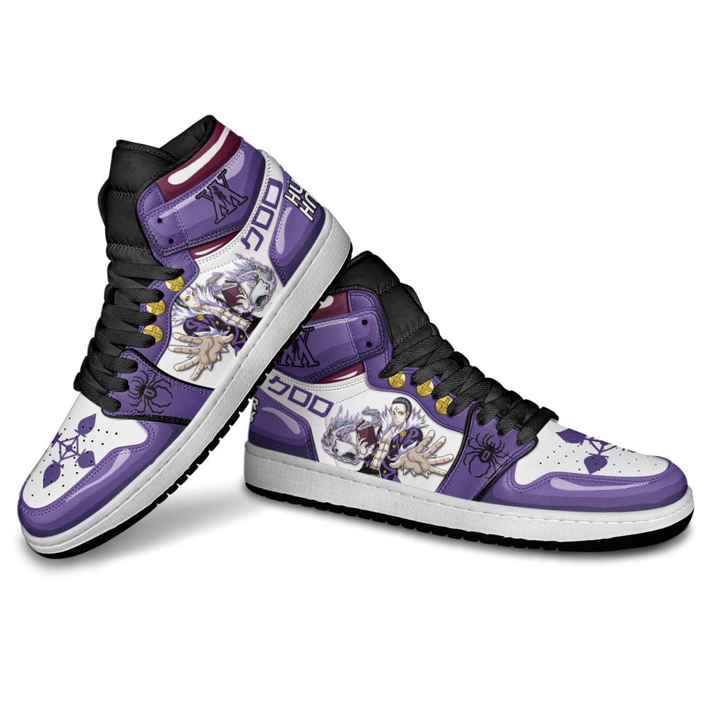 Chrollo Lucilfer JD1s Sneakers Hunter X Hunter Anime Shoes, Air Jordan Hightop