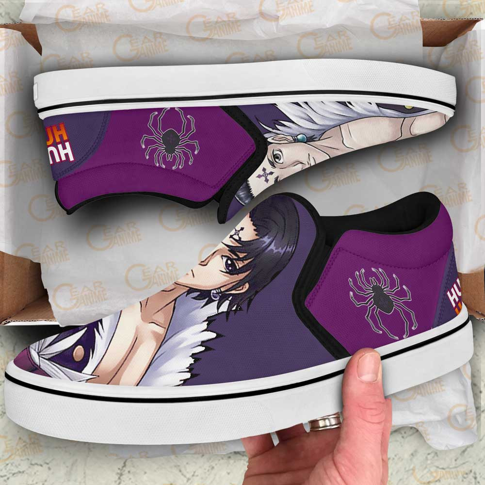 Chrollo Lucilfer Slip-On Shoes Canvas Custom Anime Hunter x Hunter Shoes