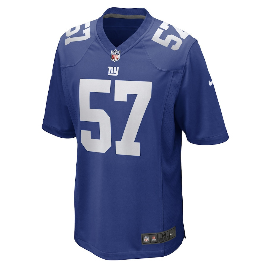Chuck Wiley New York Giants Stitched Jersey – Royal
