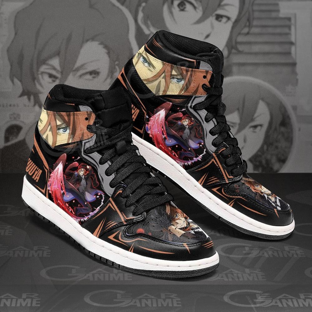 Chuuya Nakahara JD1s Sneakers Anime Bungou Stray Dogs Shoes, Air Jordan Hightop
