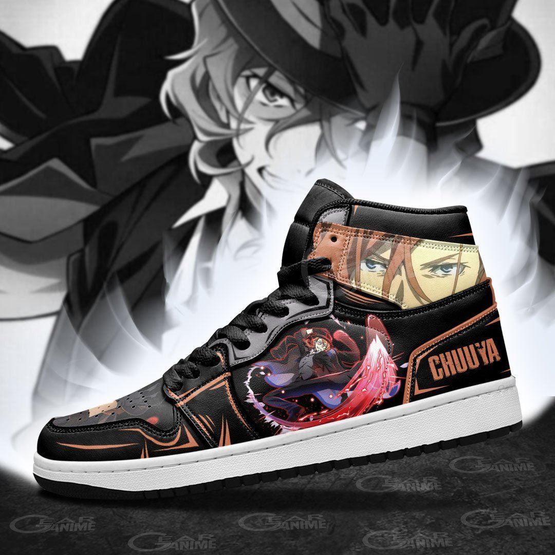 Chuuya Nakahara JD1s Sneakers Anime Bungou Stray Dogs Shoes, Air Jordan Hightop