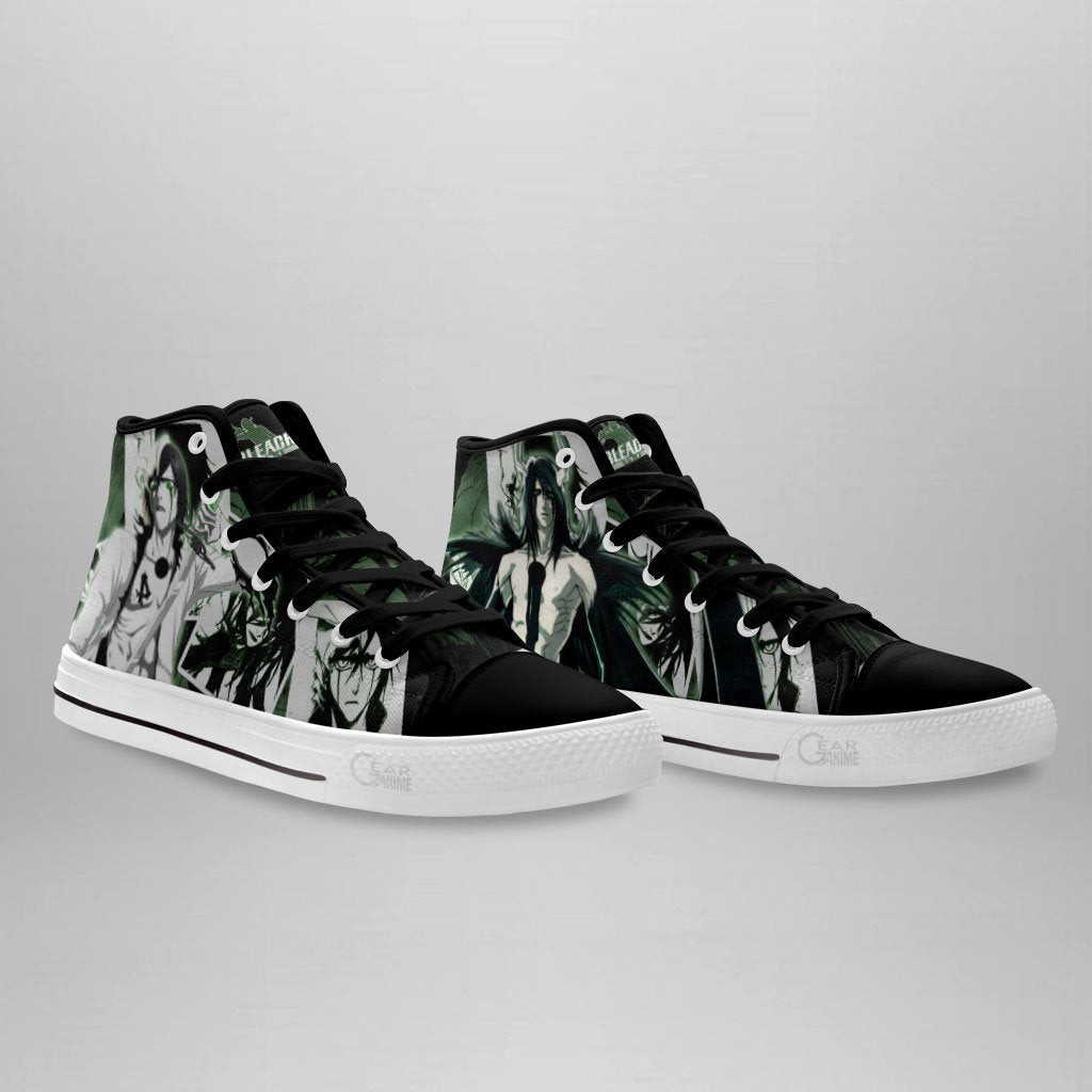 Cifer Ulquiorra High Top Shoes Custom Bleach Anime Sneakers